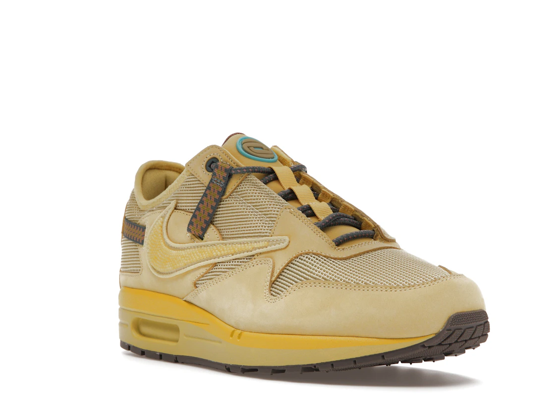 Vue 6 de Nike Air Max 1 Travis Scott Cactus Jack Saturn Gold