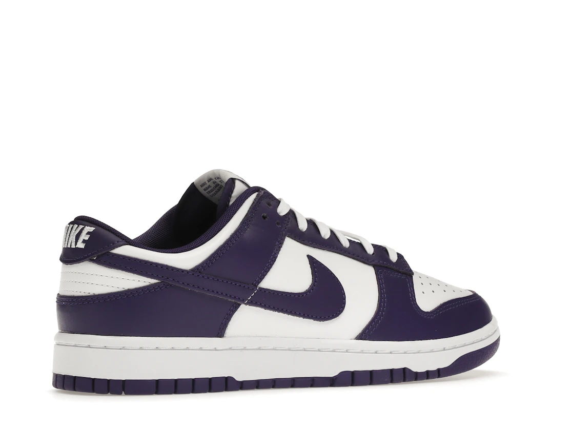 Vue 34 de Nike Dunk Low Championship Court Purple