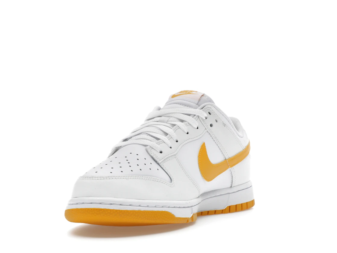 Vue 13 de Nike Dunk Low White University Gold
