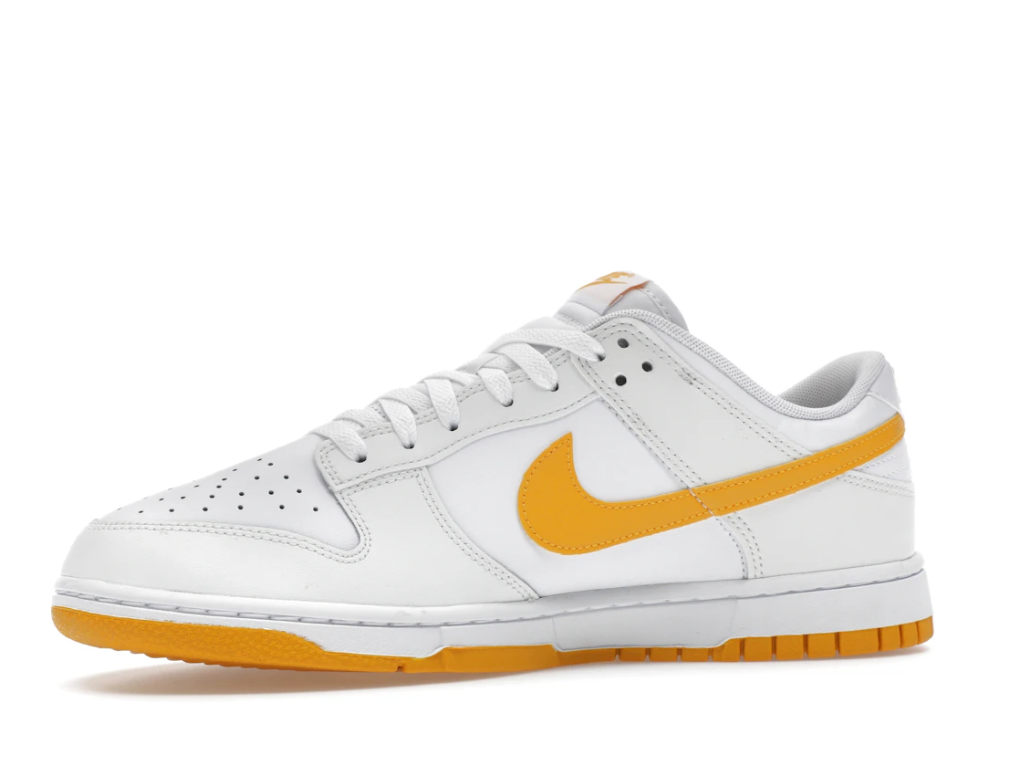 Vue 17 de Nike Dunk Low White University Gold