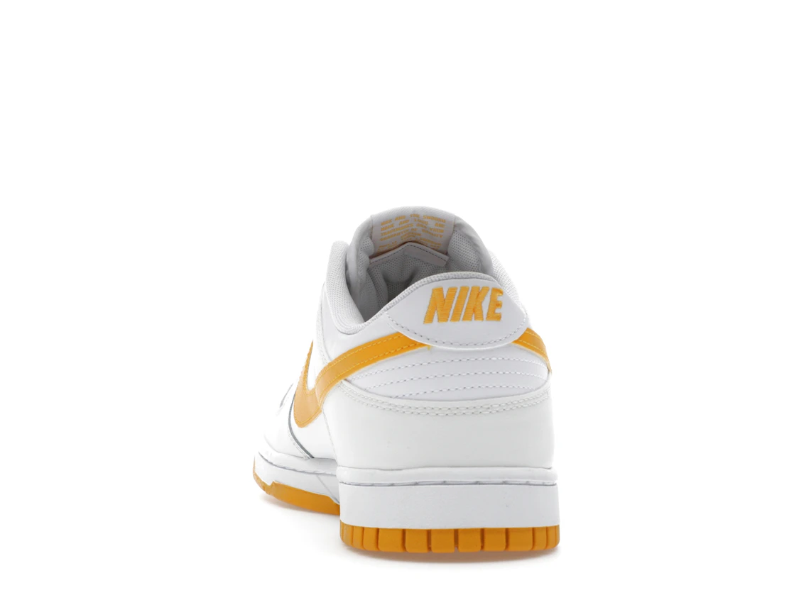 Vue 27 de Nike Dunk Low White University Gold