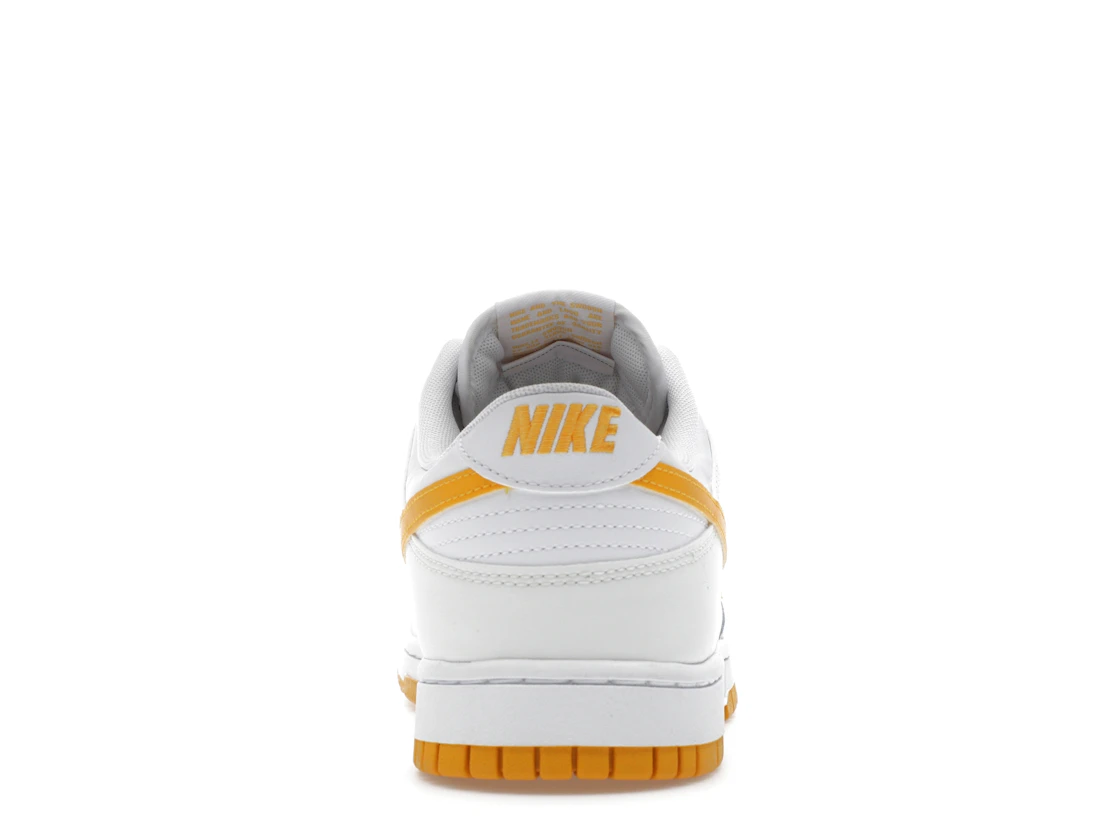 Vue 28 de Nike Dunk Low White University Gold