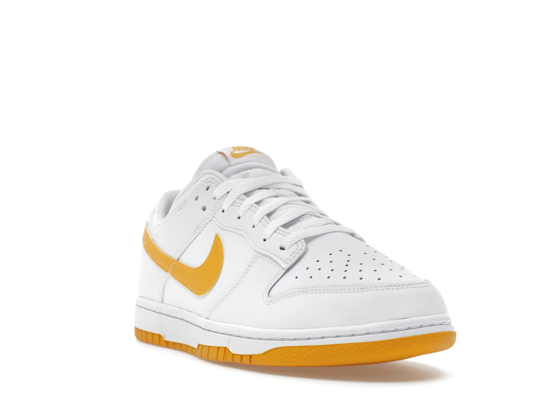 Vue 7 de Nike Dunk Low White University Gold