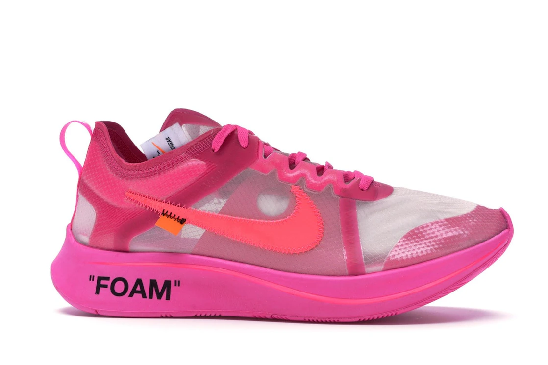 Vue 2 de Nike Zoom Fly Off-White Pink
