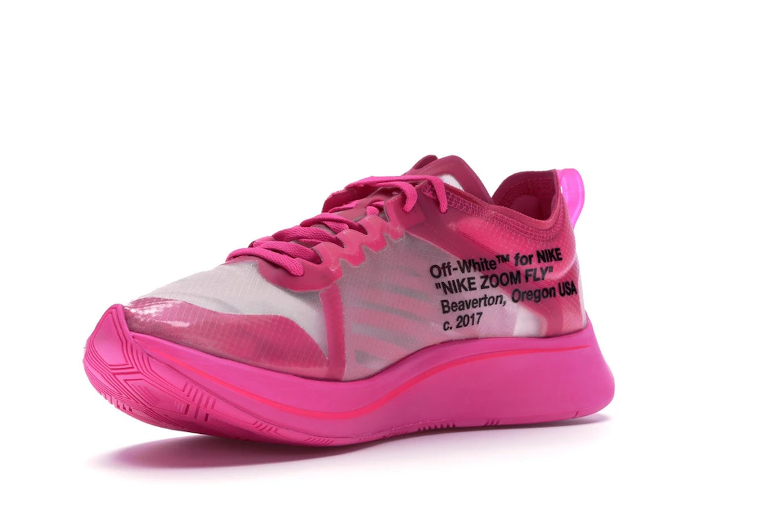 Vue 15 de Nike Zoom Fly Off-White Pink
