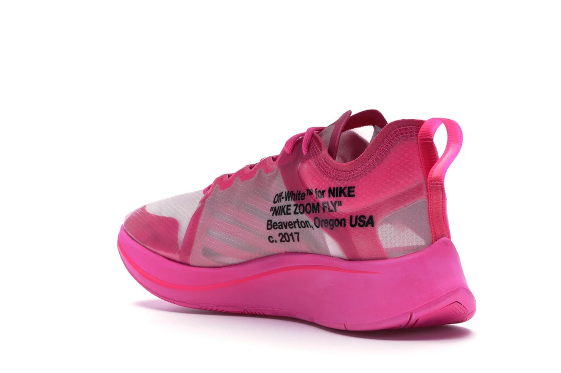 Vue 24 de Nike Zoom Fly Off-White Pink