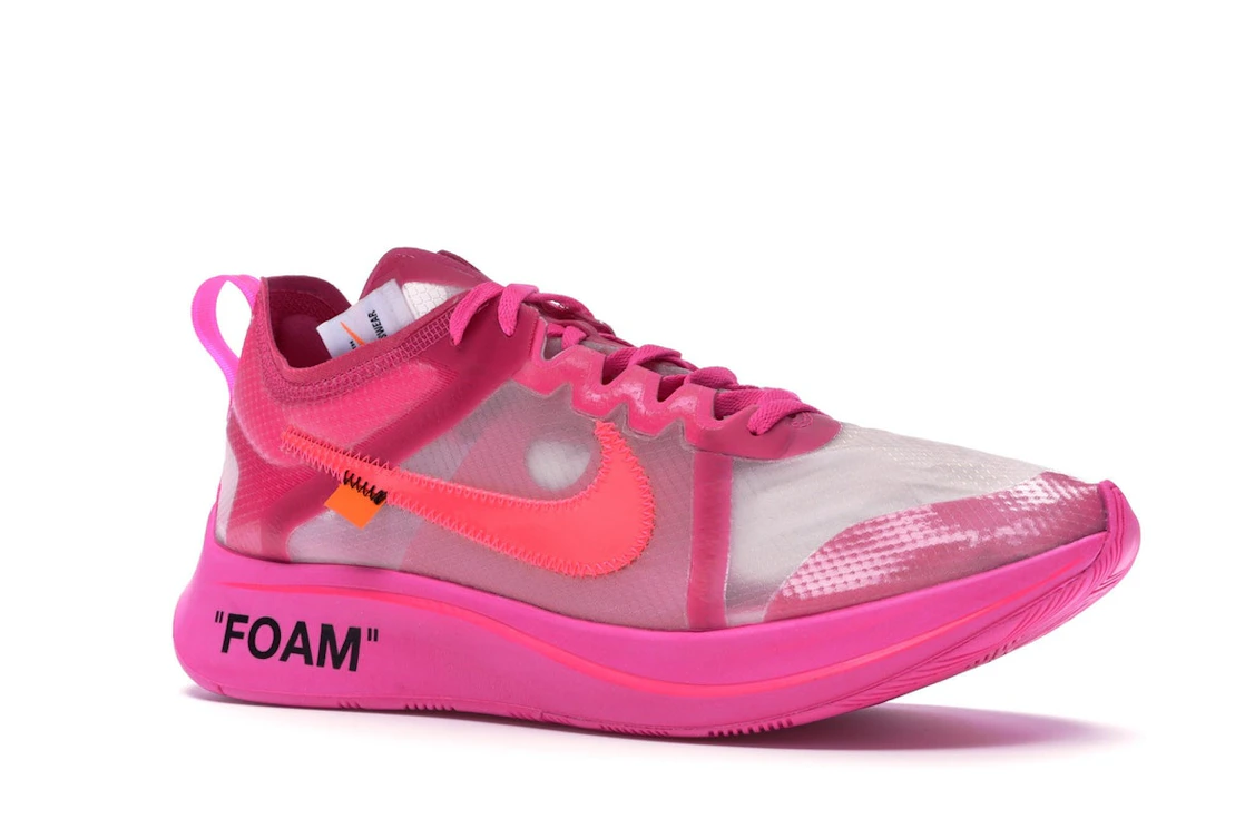 Vue 4 de Nike Zoom Fly Off-White Pink