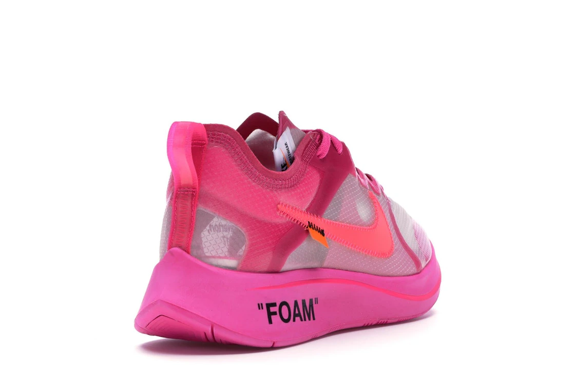 Vue 31 de Nike Zoom Fly Off-White Pink