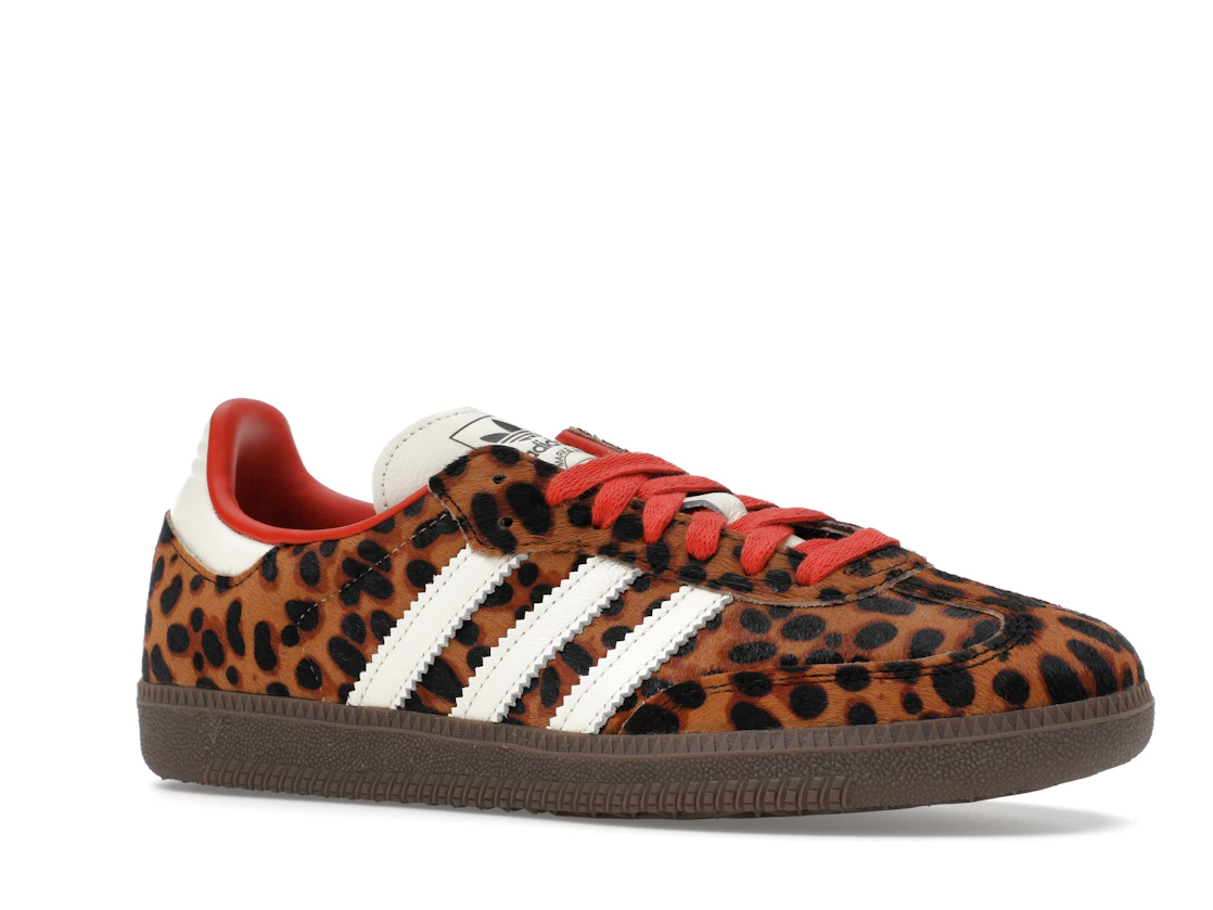 Vue 4 de adidas Samba OG Preloved Red Leopard 