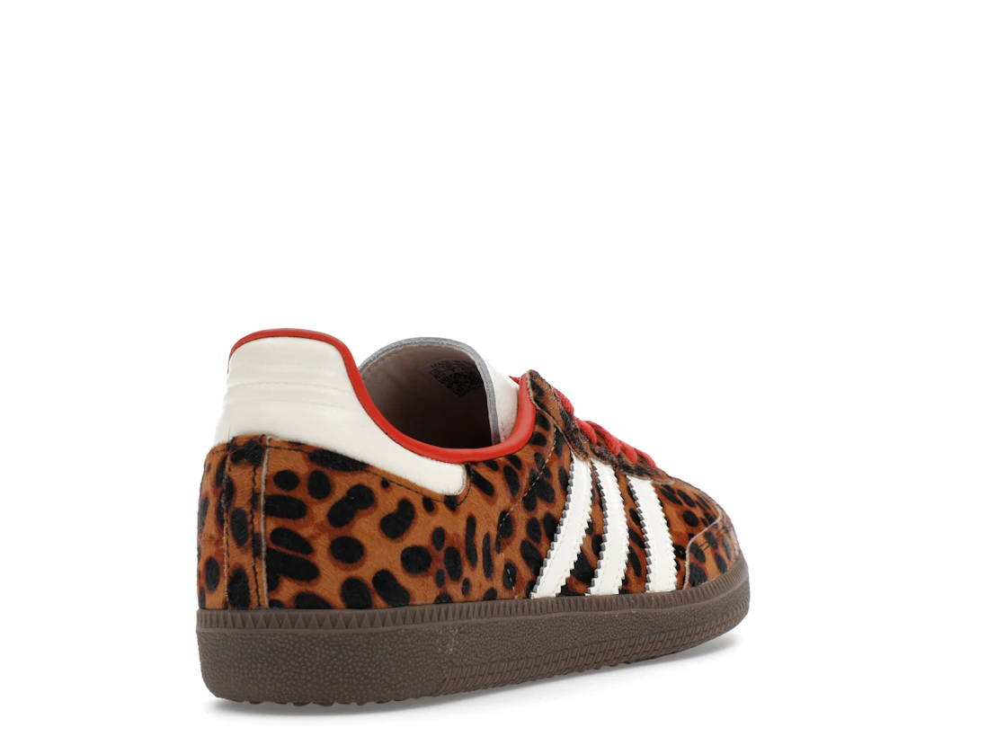 Vue 31 de adidas Samba OG Preloved Red Leopard 