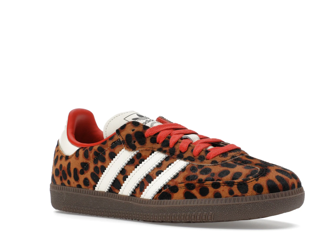 Vue 5 de adidas Samba OG Preloved Red Leopard 