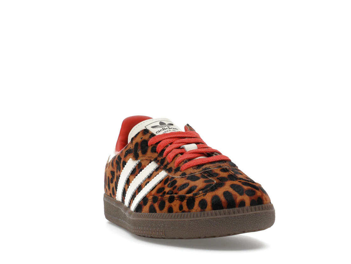 Vue 8 de adidas Samba OG Preloved Red Leopard 